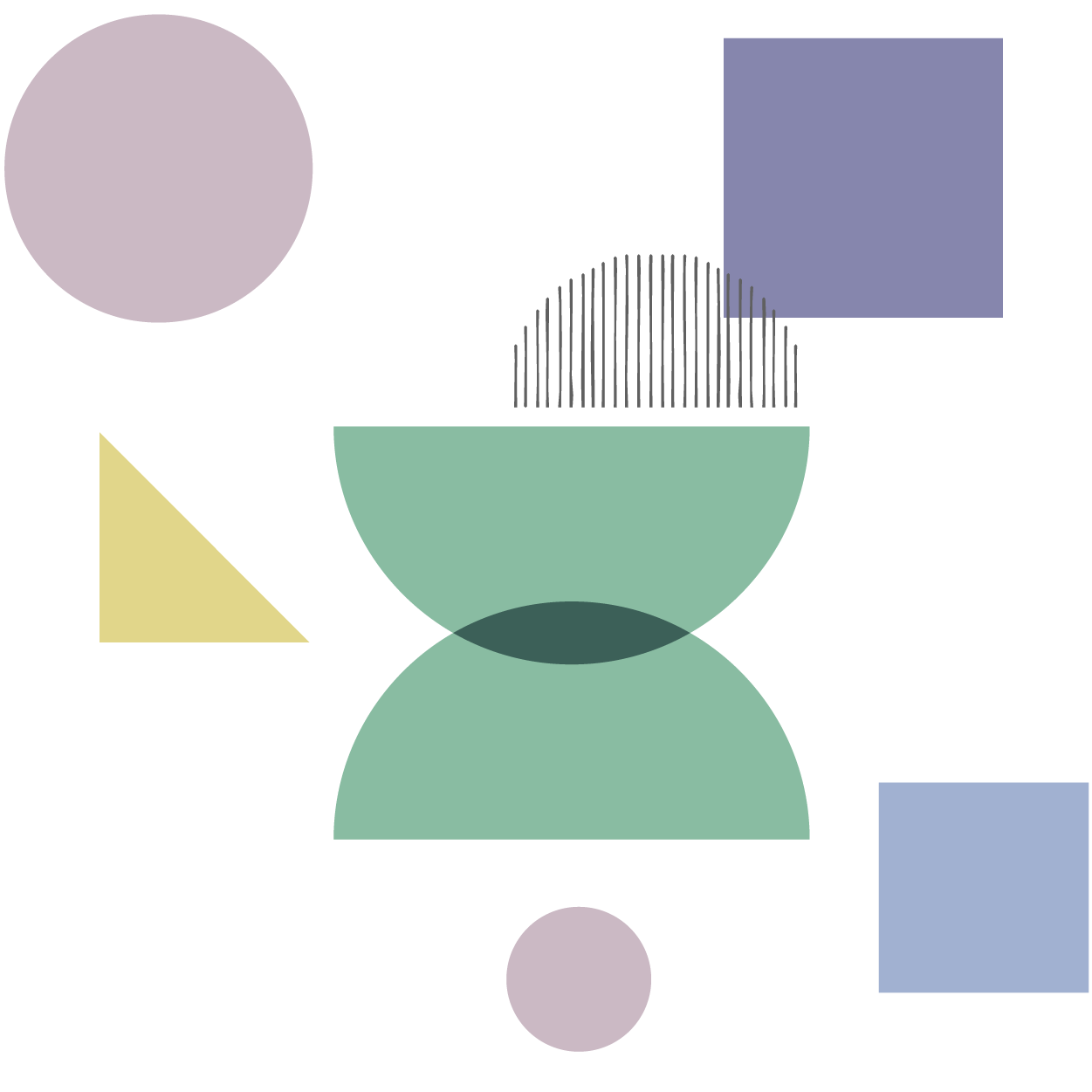 verschiedene geometrischen formen